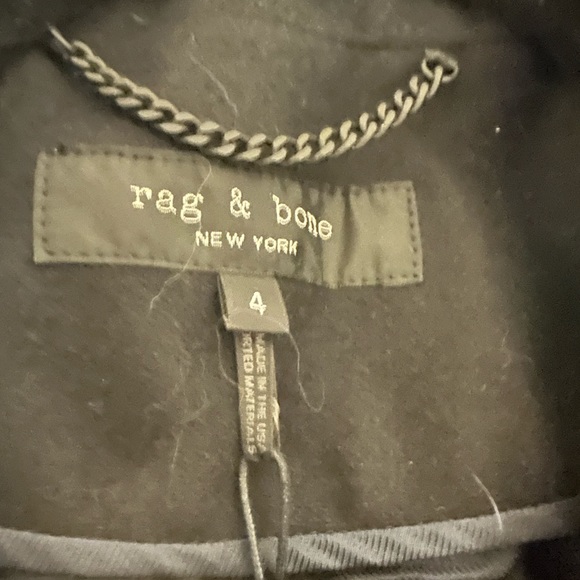 NWT Rag & Bone black wool blazer - Picture 2 of 5